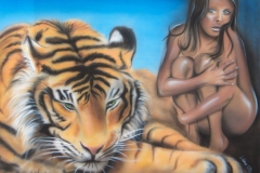 Tiger mit Mädchen1